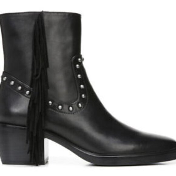 NWOB $200 Sam Edelman Bernie Fringe Bootie Size 5 - Picture 3 of 10